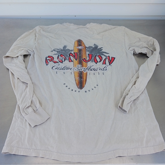 Comfort Colors Beige Long Sleeve Tee - Picture 1 of 3